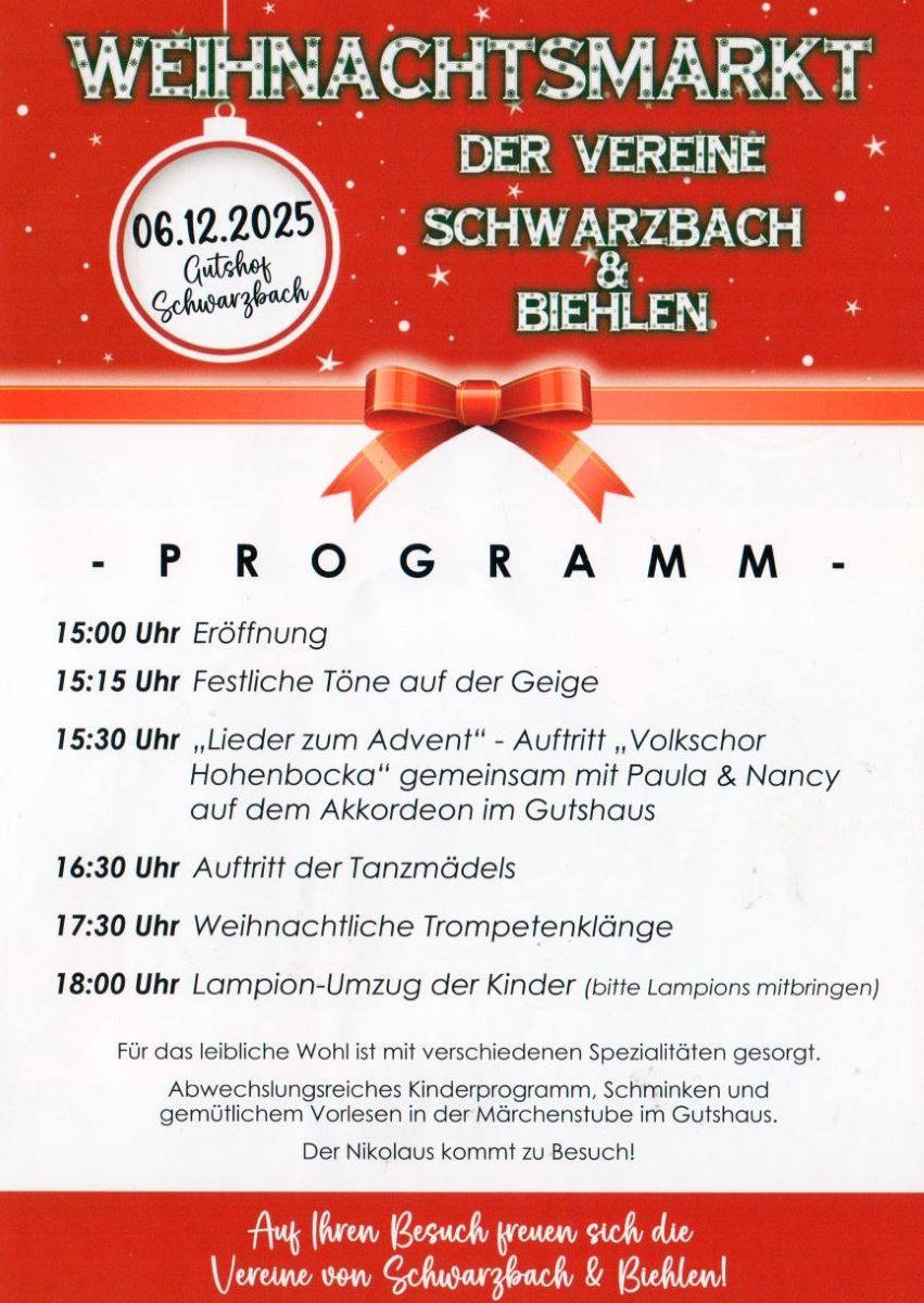 Weihnachtsmarkt 2025